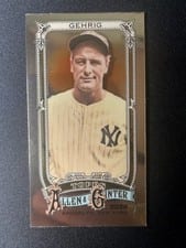 Lou Gehrig 2025 Topps Allen & Ginter Mini Chrome card