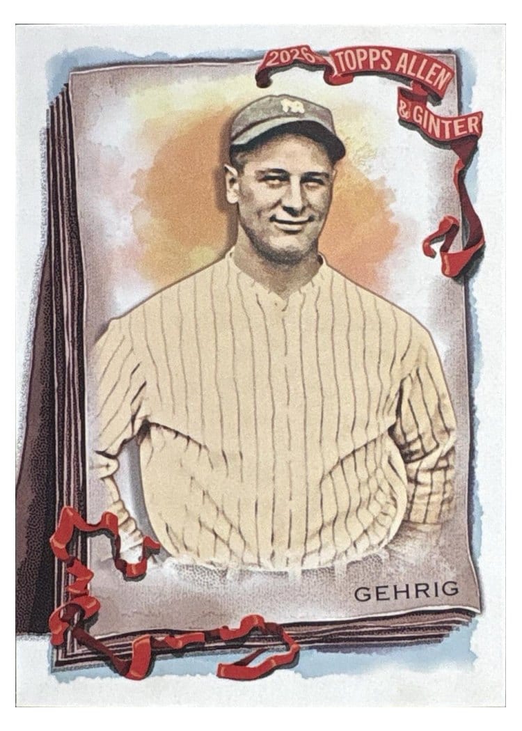 2026 Topps Allen & Ginter Lou Gehrig #4 card