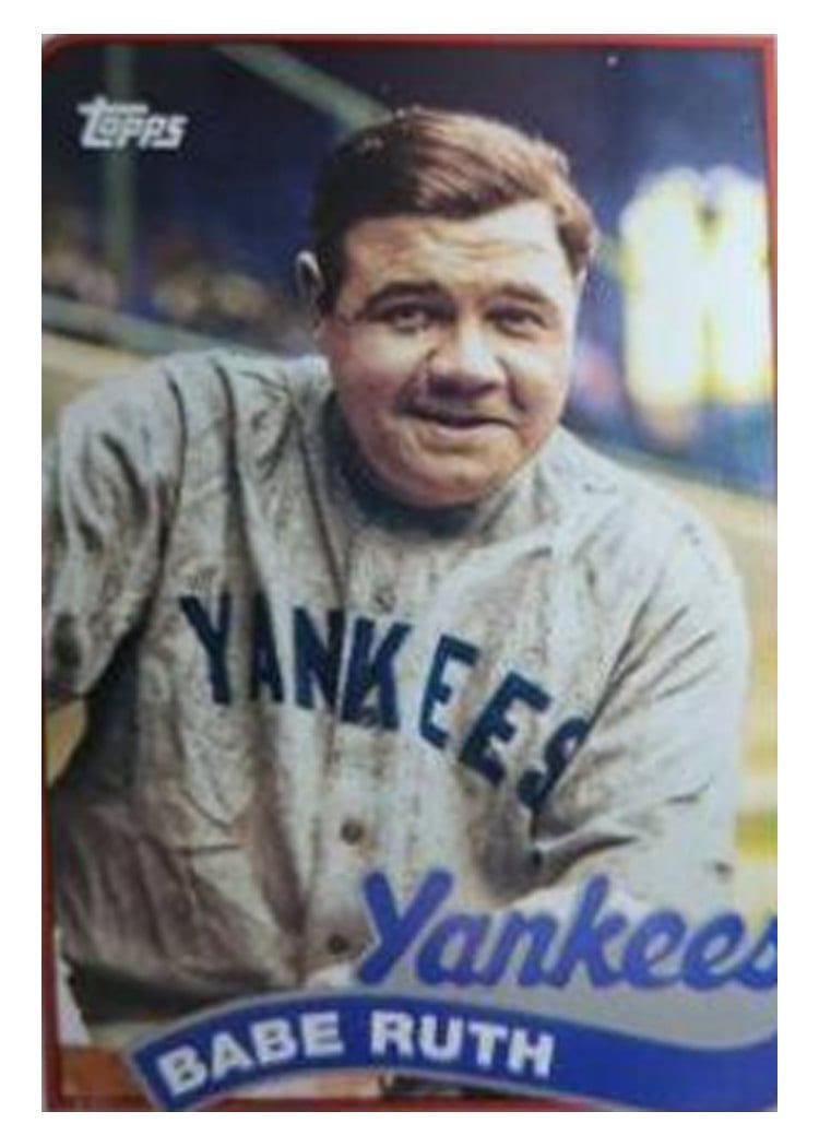 2023 Topps Archives 1989 Doubleheaders Lou Gehrig / Babe Ruth #89DH-2 card