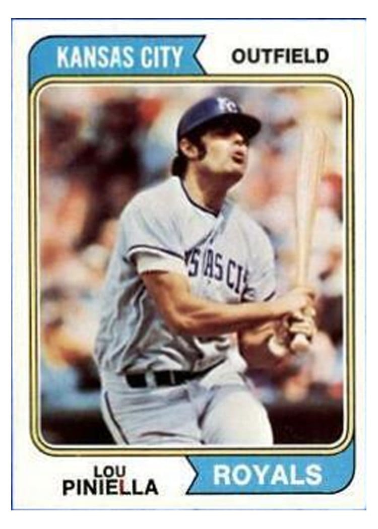 1974 Topps Lou Piniella #390 card
