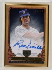 2023 Topps Gilded Collection Gallery of Gold Autographs Lou Piniella #GOG-LP card