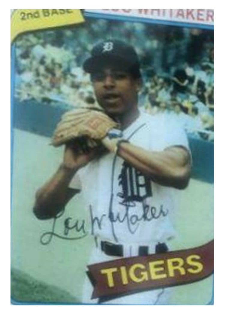 1980 Topps Lou Whitaker #358 card