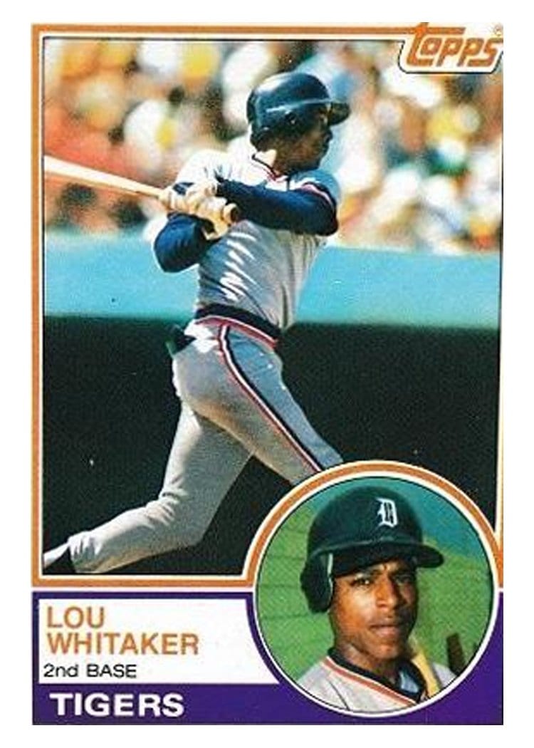1983 Topps Lou Whitaker #509 card