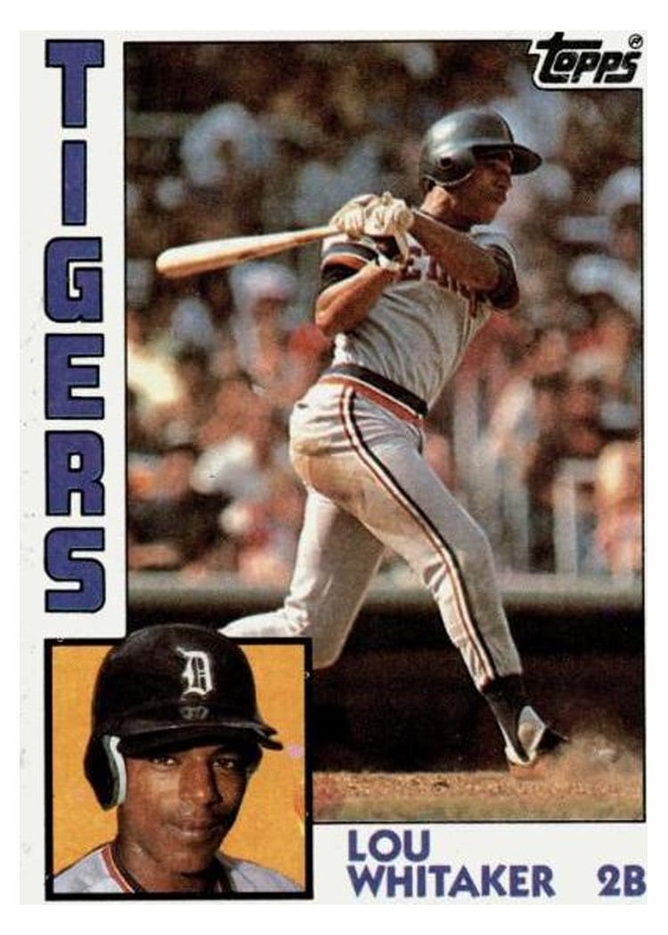 1984 Topps Lou Whitaker #695 card