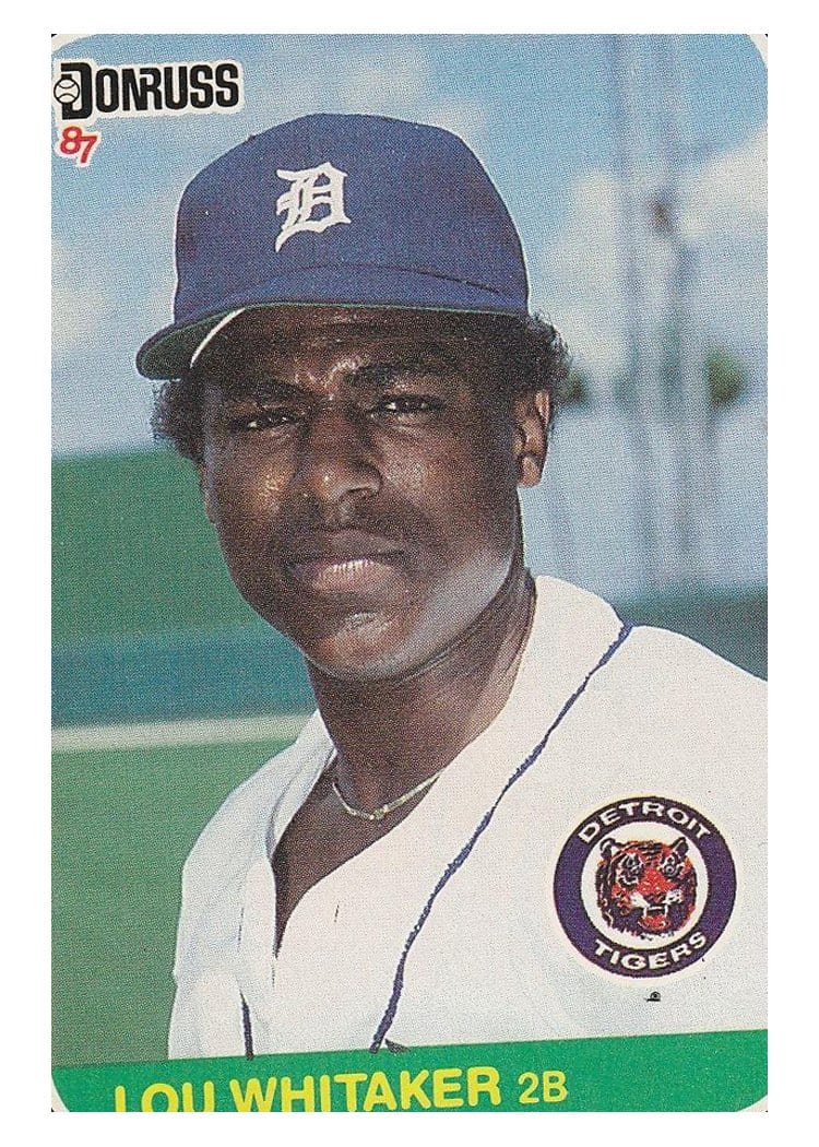 1987 Donruss Lou Whitaker #107