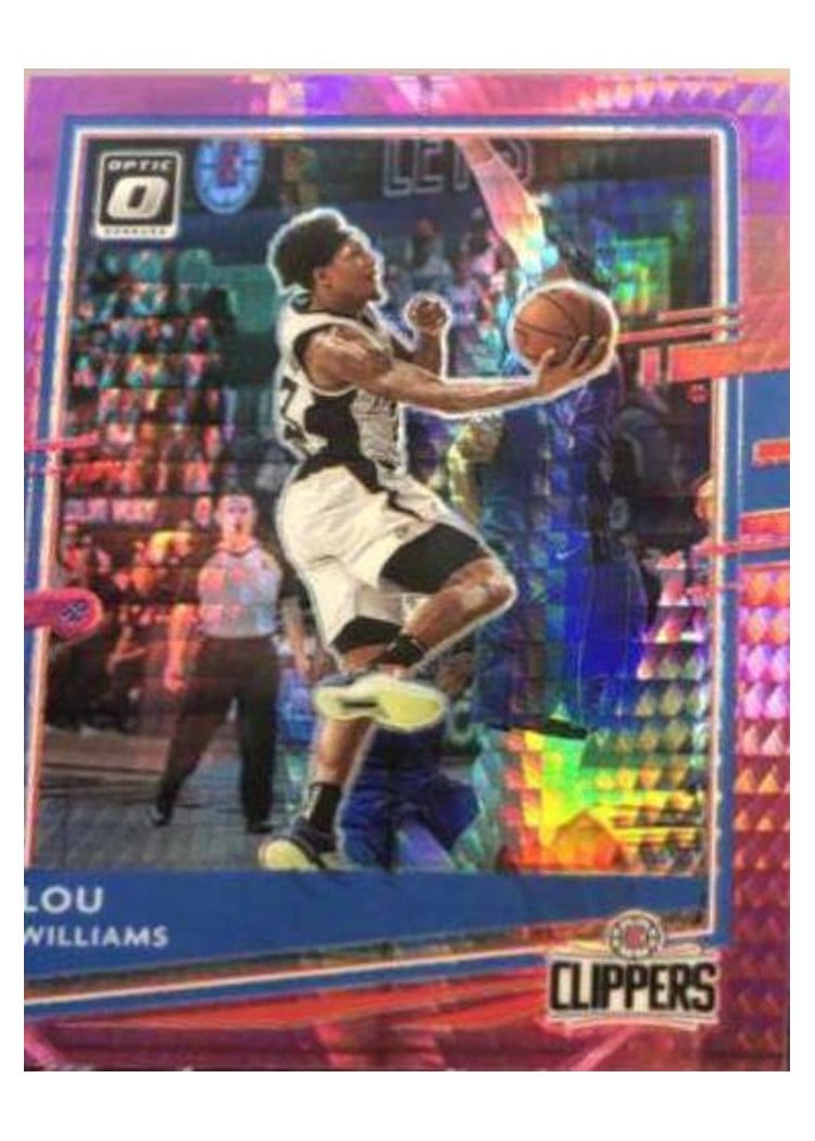 2020-21 Donruss Optic Base Set Lou Williams Hyper Pink #14 card