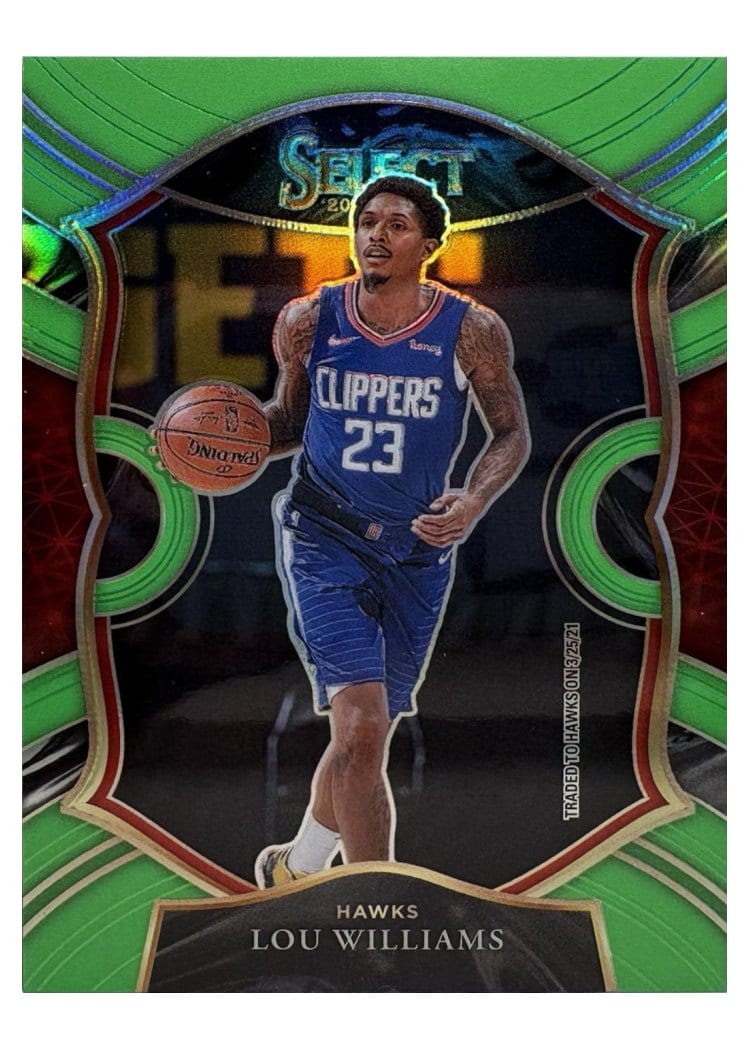 2020-21 Panini Select Base Set Lou Williams #3 card