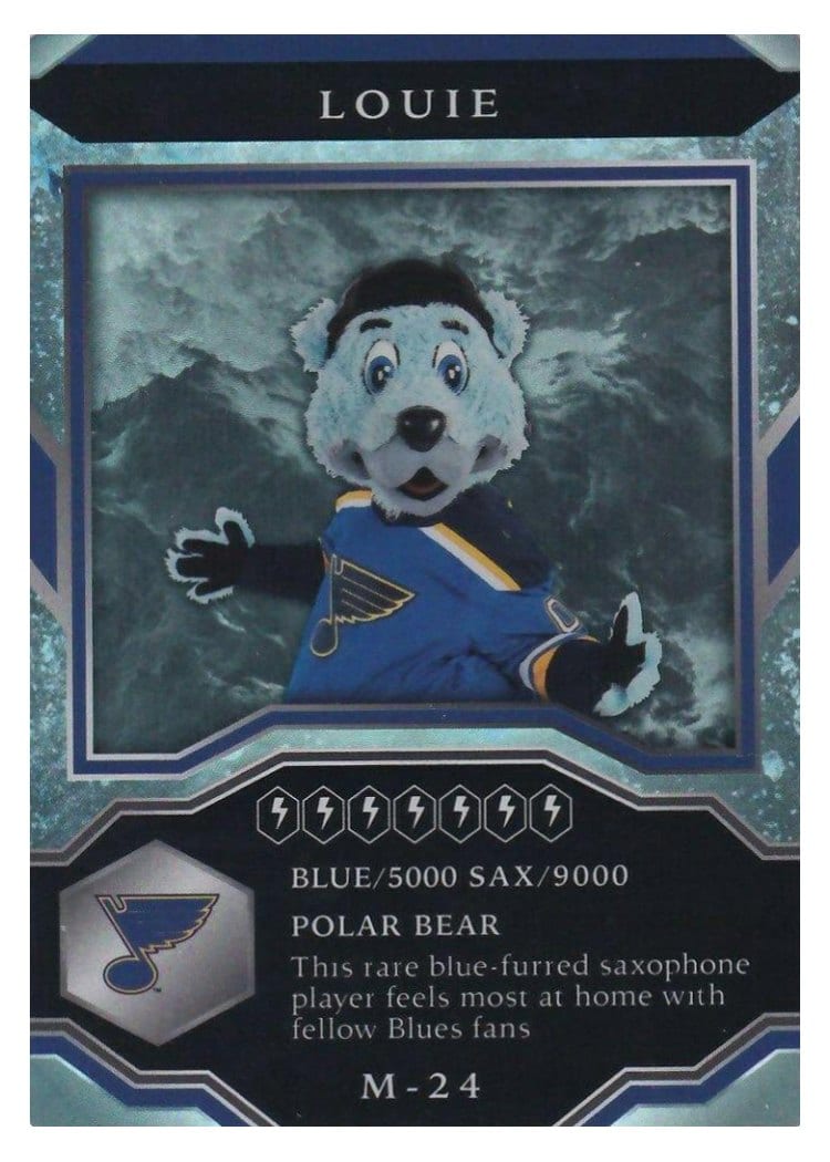 2021-22 Upper Deck MVP Mascot Gaming Cards Louie #M-24 card