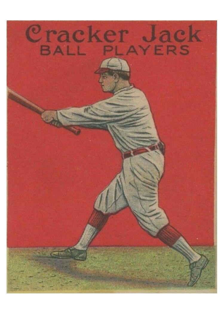 1915 Cracker Jack Louis Evans #128 card