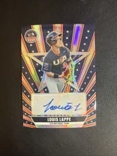 2026 Panini Stars & Stripes Prizm 15U National Team Signatures Louis Lappe #15 card