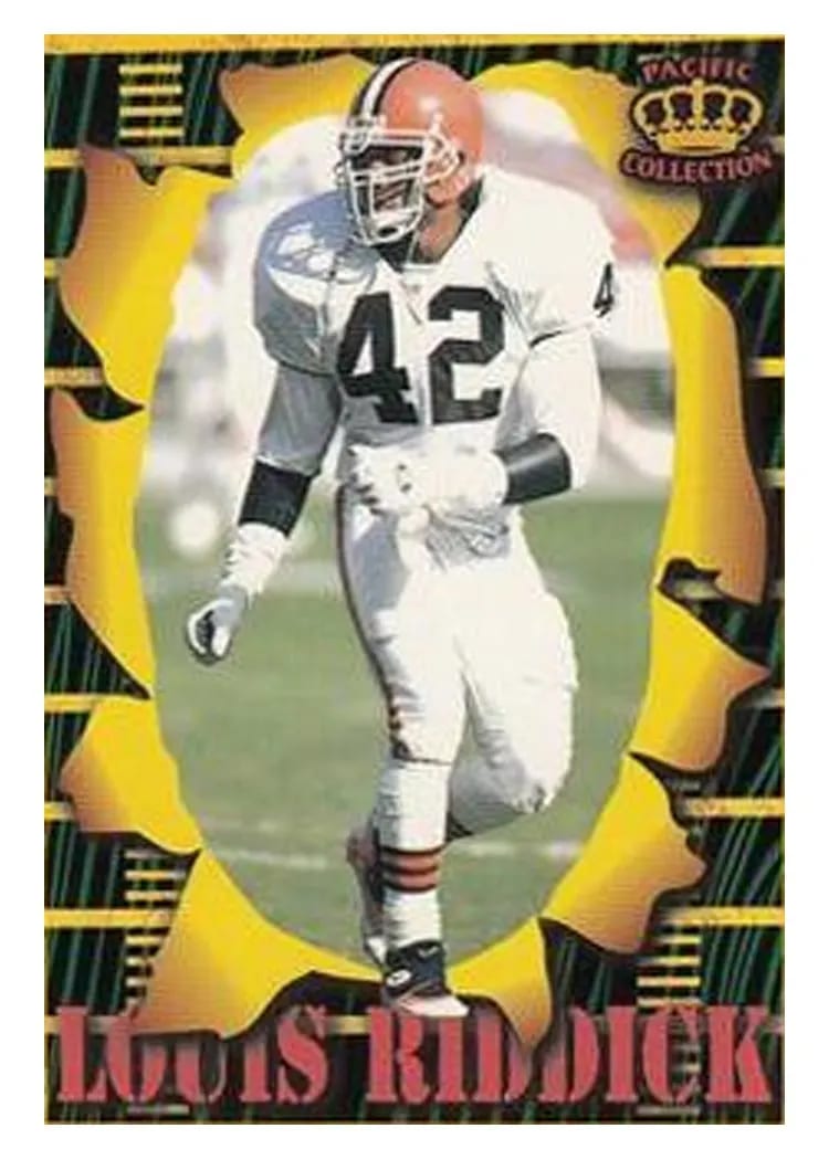 1996 Pacific Invincible Smash Mouth Louis Riddick #SM21 card