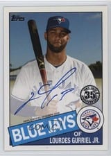 2020 Topps 1985 Topps Baseball Autographs Lourdes Gurriel Jr. #85A-LG card