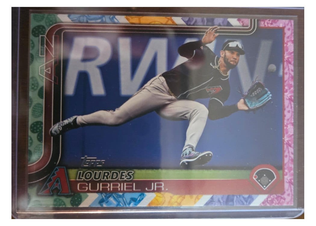2025 Topps Base Set Lourdes Gurriel Jr. Easter Egg #136 card