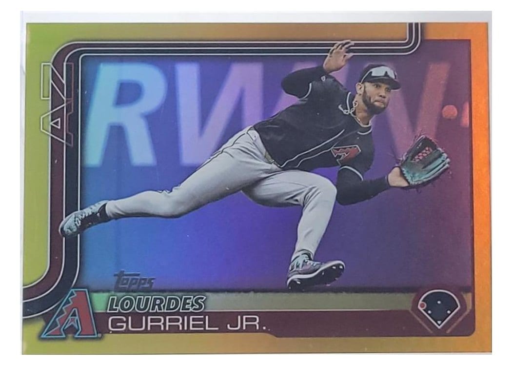 2025 Topps Base Set Lourdes Gurriel Jr. Gold Foil #136 card