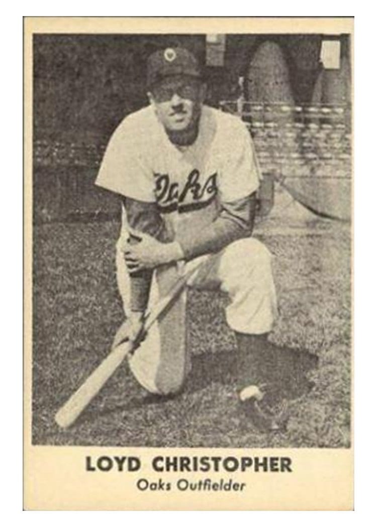1949 Remar Bread Oakland Oaks Loyd Christopher card