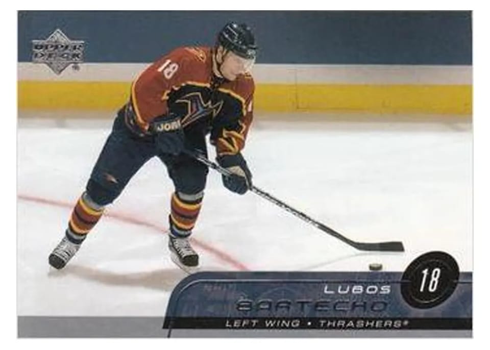 2002 Upper Deck Lubos Bartecko #6 card