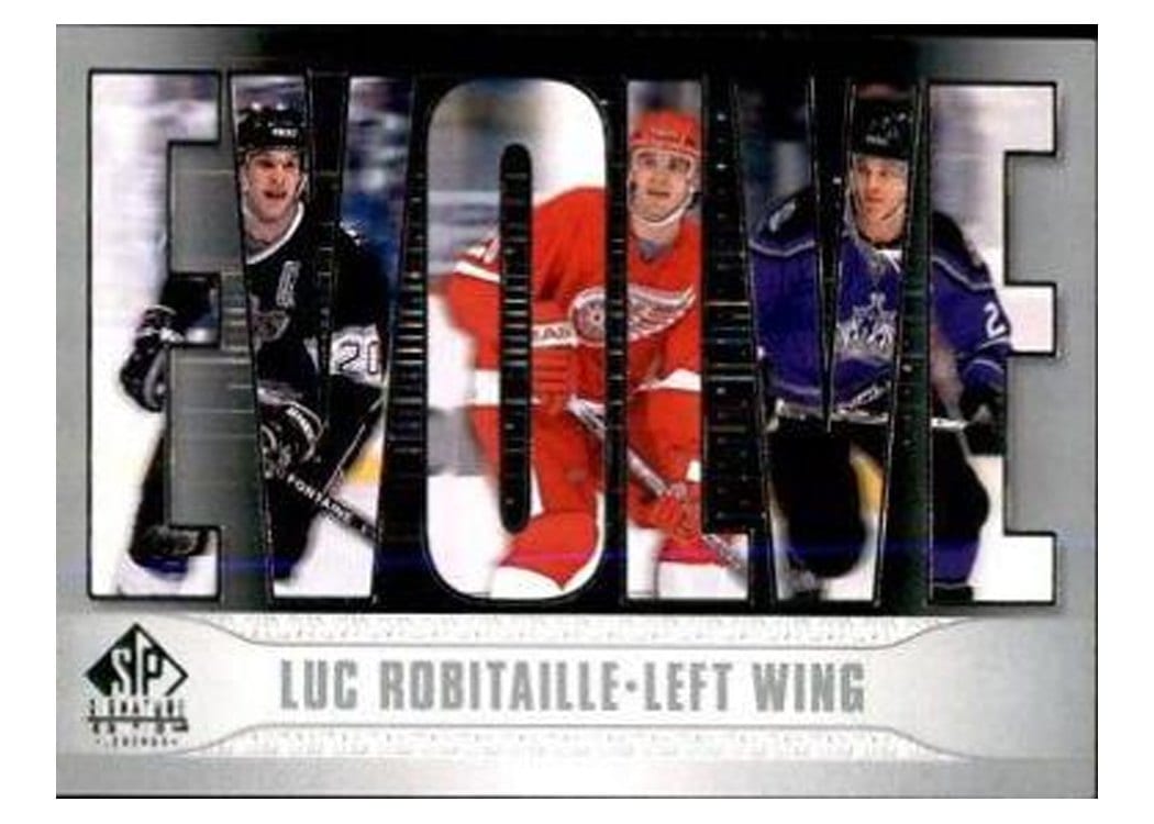 2020-21 SP Signature Edition Legends Evolve Luc Robitaille #E-19 card
