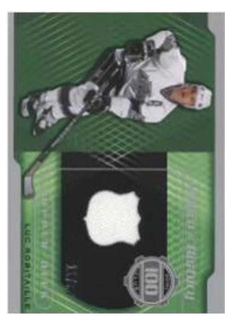 2022-23 SP Game Used A Piece of History Luc Robitaille #A-LR card