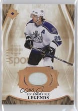 2023-24 Upper Deck Ultimate Collection Ultimate Planks Legends Luc Robitaille #LPL-LR card