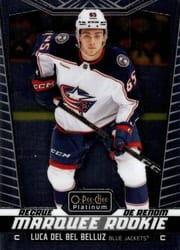 2024-25 O-Pee-Chee Platinum Base Set Luca Del Bel Belluz #231 card