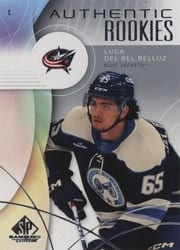2024-25 SP Game Used Base Set Luca Del Bel Belluz #236 card