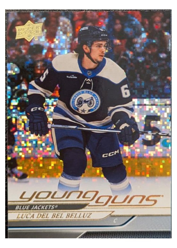2024-25 Upper Deck Base Set Luca Del Bel Belluz #214 card