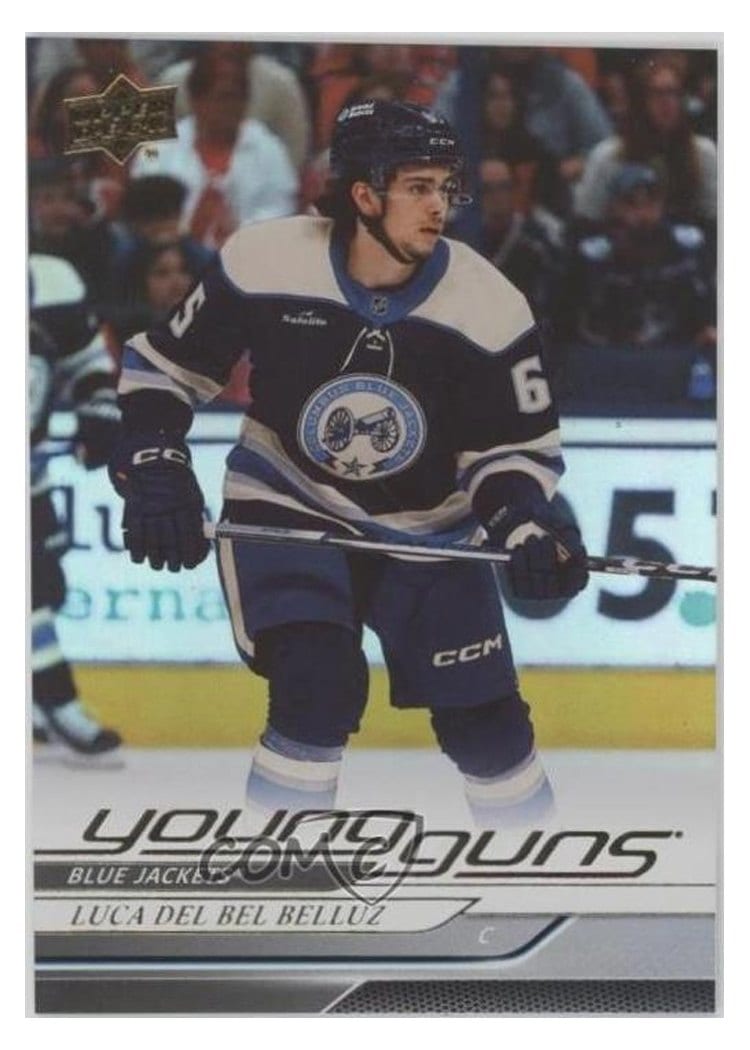2024-25 Upper Deck Base Set Luca Del Bel Belluz #214 card