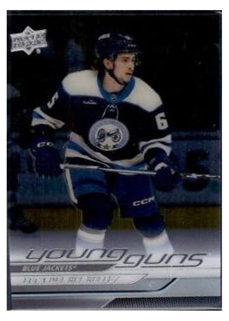 2024-25 Upper Deck Base Set Luca Del Bel Belluz Clear Cut #214 card