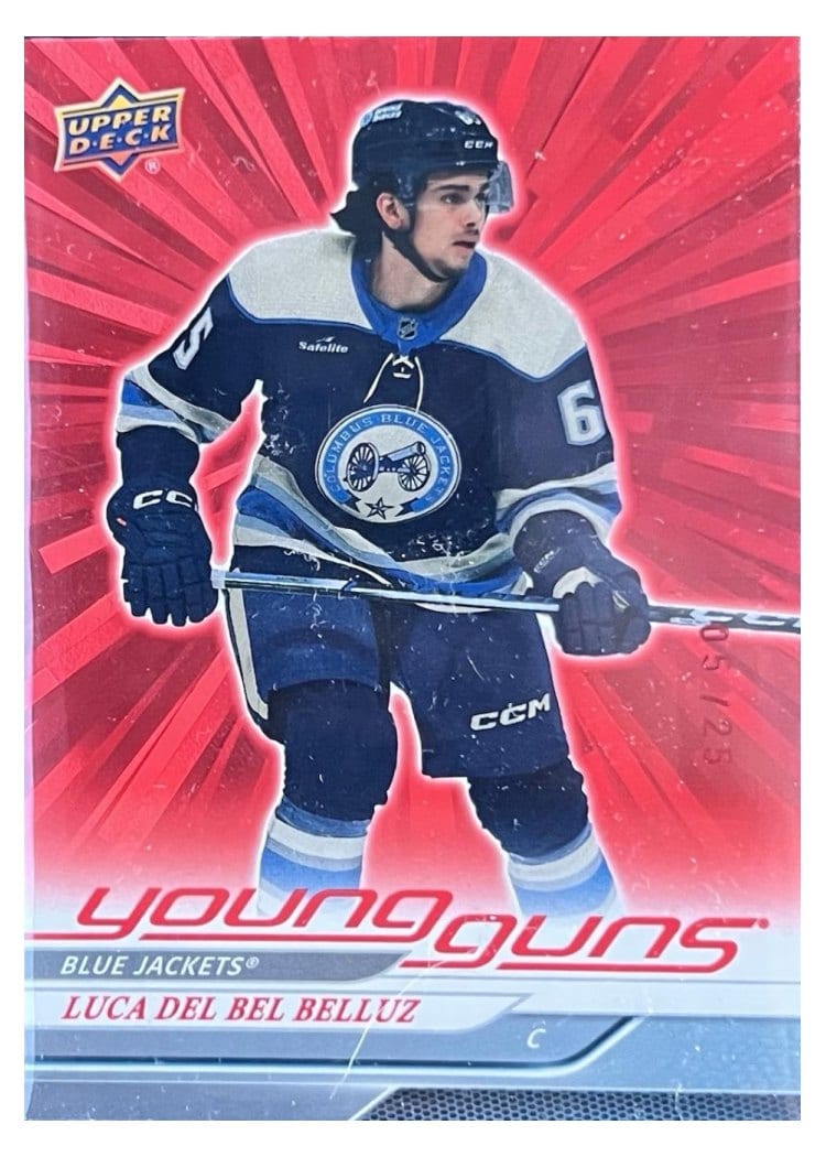 2024-25 Upper Deck Base Set Luca Del Bel Belluz #214 card
