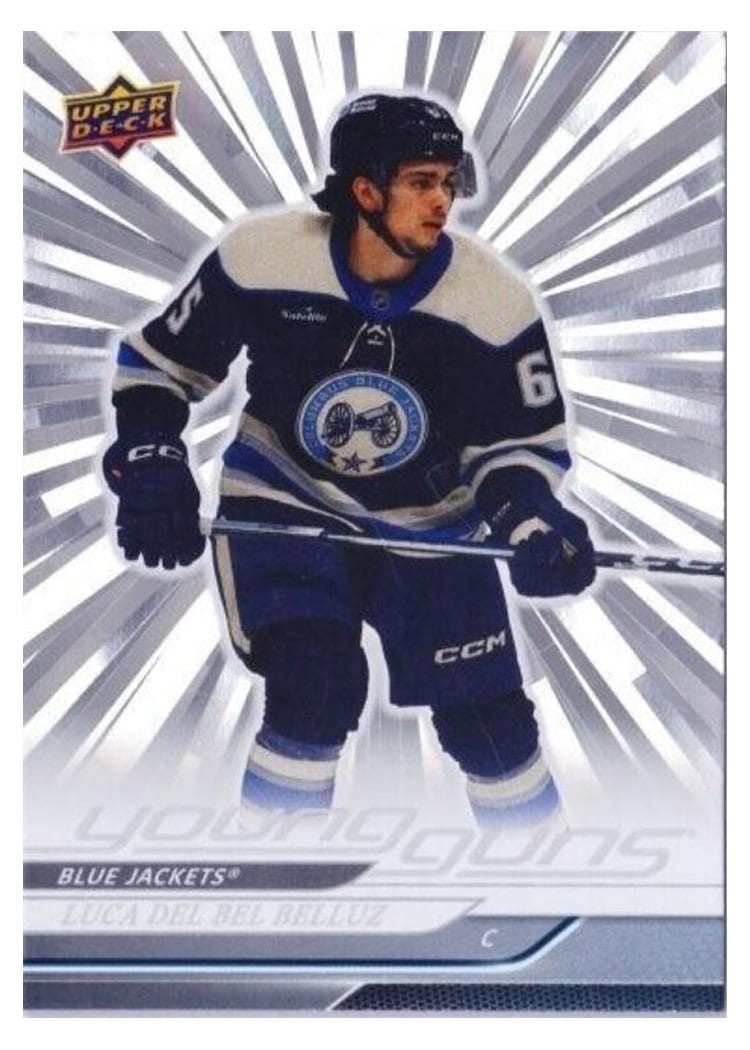 2024-25 Upper Deck Base Set Luca Del Bel Belluz #214 card