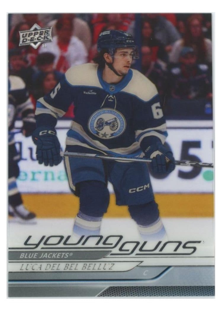 2024-25 Upper Deck Base Set Luca Del Bel Belluz #214 card