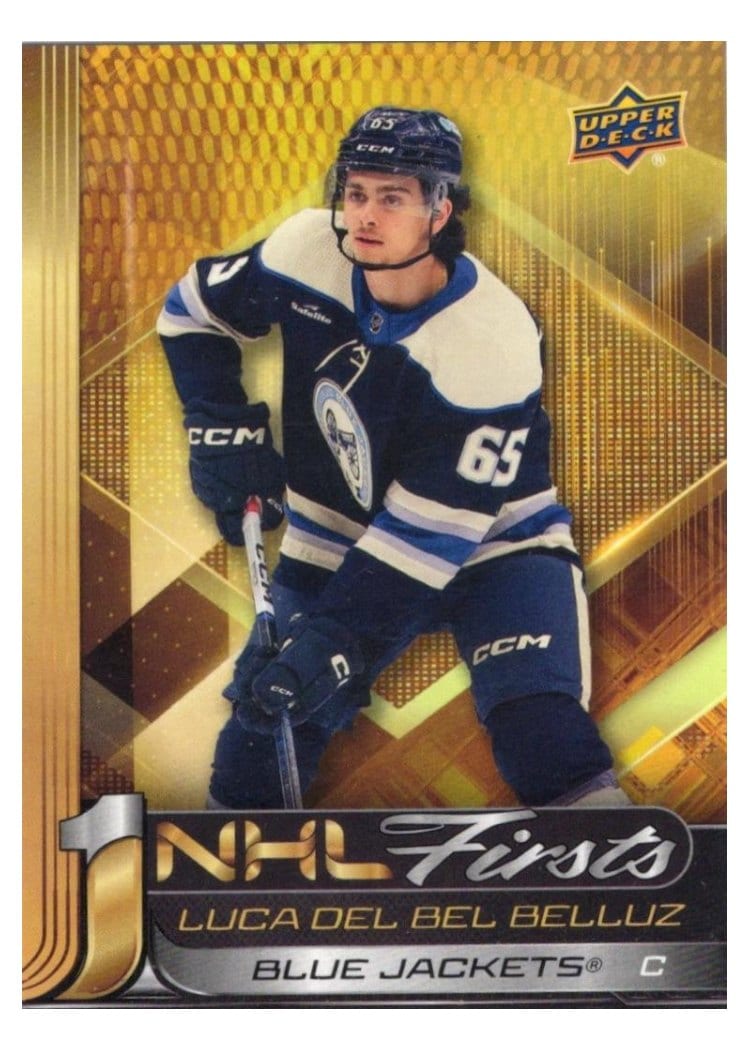 2024-25 Upper Deck NHL Firsts Luca Del Bel Belluz #NF-7 card