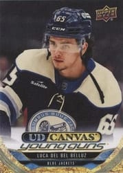 2024-25 Upper Deck UD Canvas Luca Del Bel Belluz #C-106 card