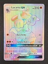2018 Forbidden Light Lucario-GX #135 card