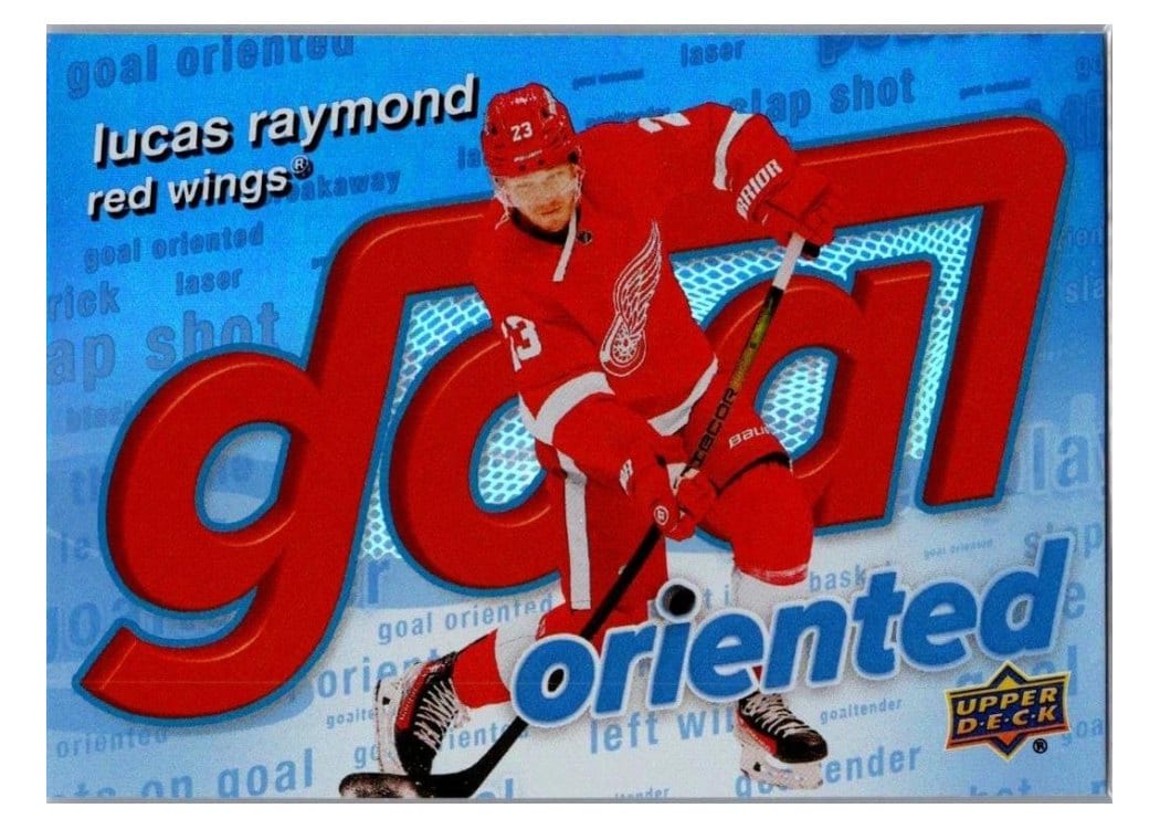 2025-26 Upper Deck Goal Oriented Lucas Raymond #GO-9 card