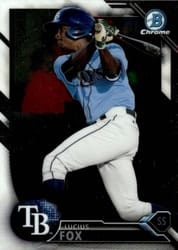 2016 Bowman Draft Chrome Lucius Fox #BDC-200 card