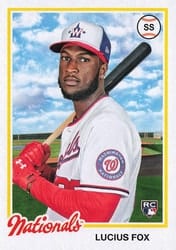 2022 Topps Archives Base Set Lucius Fox #190 card