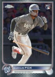 2022 Topps Chrome Update Base Set Lucius Fox #USC181 card