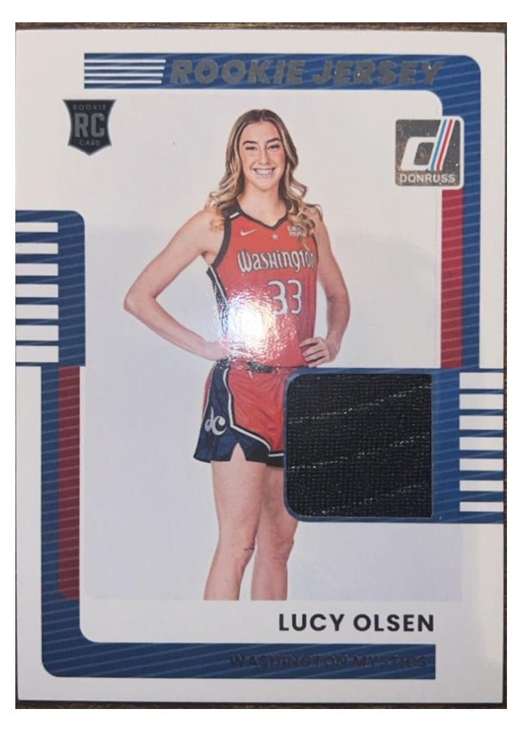 2025-26 Donruss WNBA Rookie Jersey Lucy Olsen #7 card