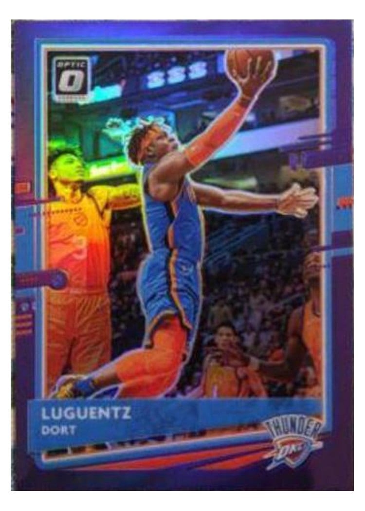 2020-21 Donruss Optic Base Set Luguentz Dort Purple #94 card