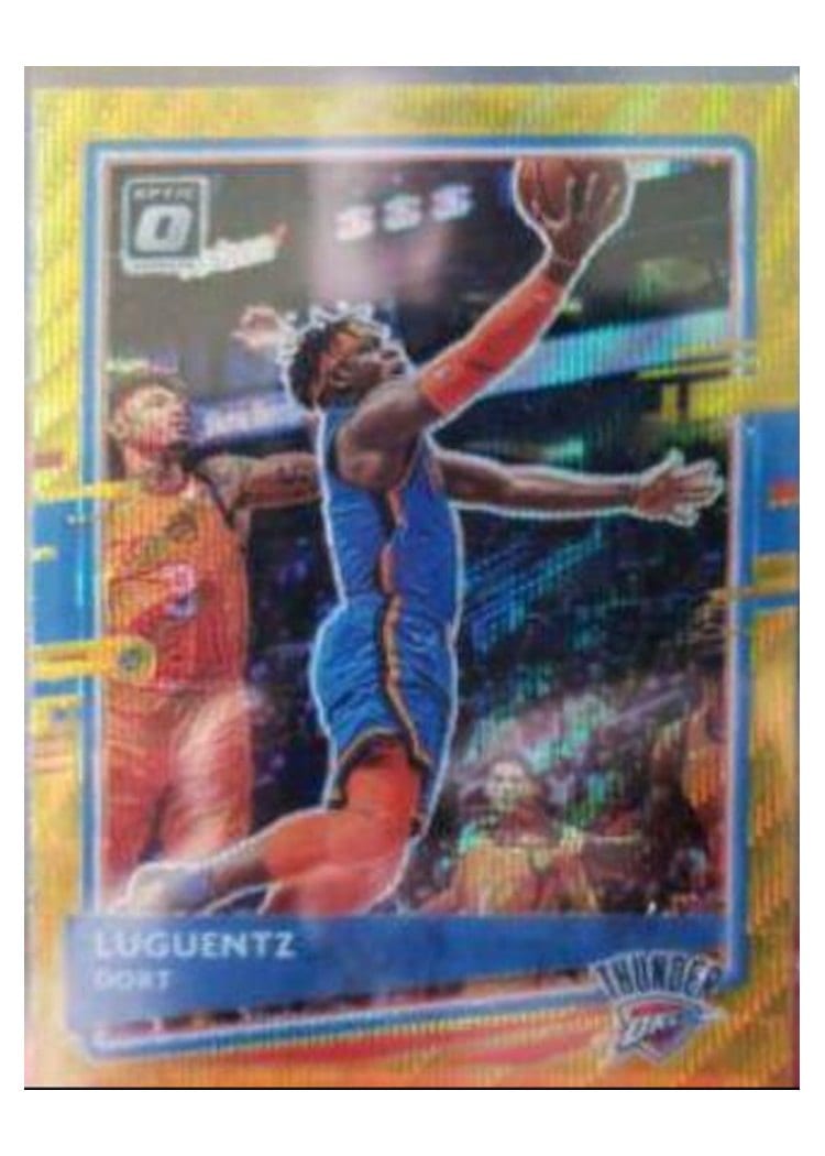 2020-21 Donruss Optic Base Set Luguentz Dort Gold Wave #94 card
