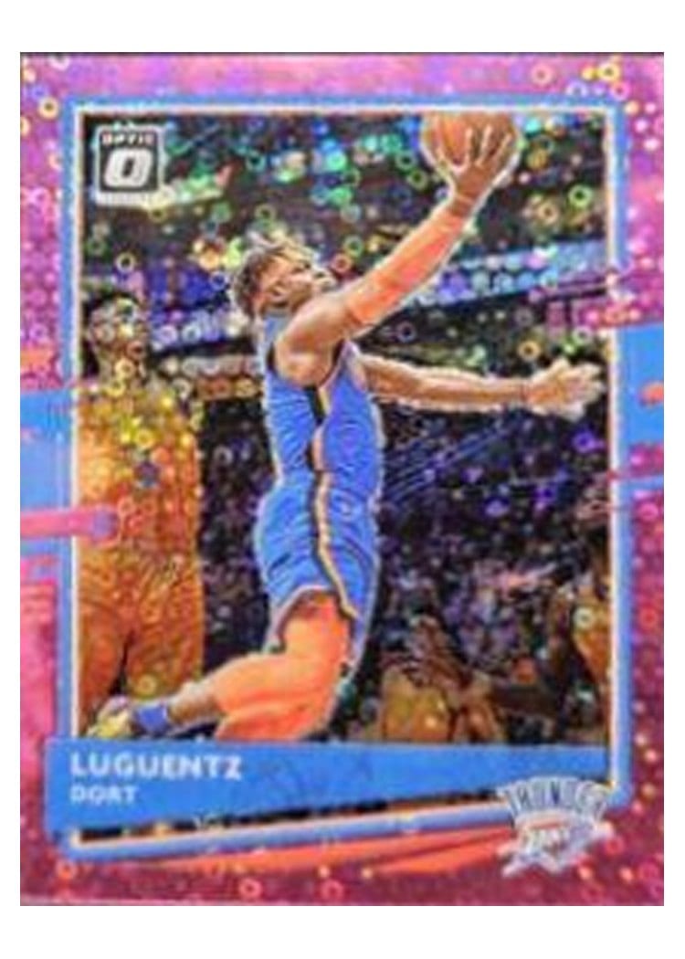 2020-21 Donruss Optic Base Set Luguentz Dort Fast Break Pink #94 card