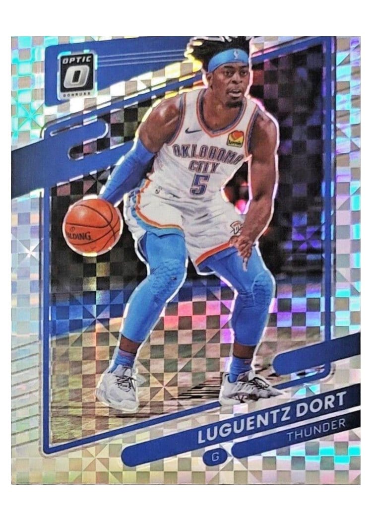 2021-22 Panini Contenders Optic Base Set Luguentz Dort #78 card