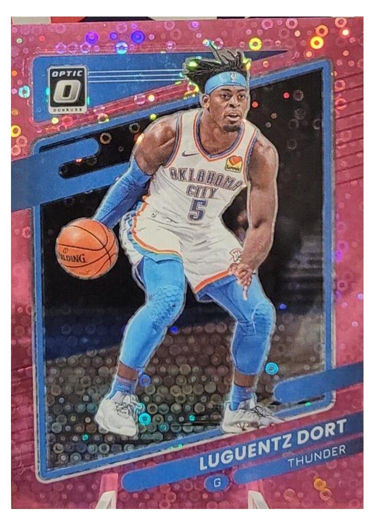 2021-22 Panini Contenders Optic Base Set Luguentz Dort #78 card