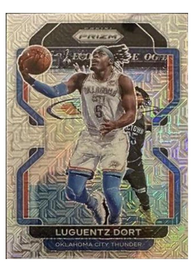 2021-22 Panini Prizm Base Set Luguentz Dort #114 card