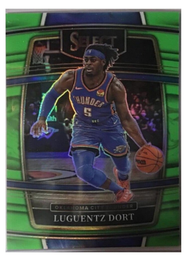 2021-22 Panini Select Base Set Luguentz Dort #2 card