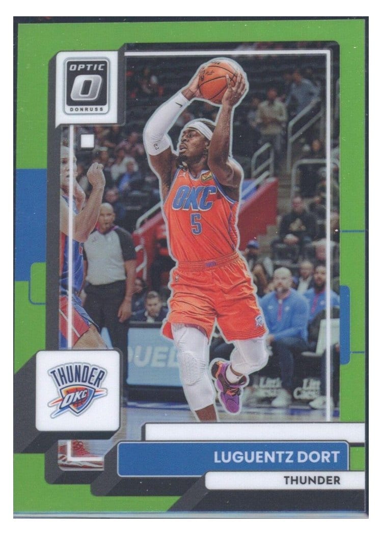 2022-23 Donruss Optic Base Set Luguentz Dort #39 card
