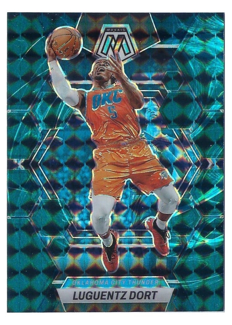 2022-23 Panini Mosaic Base Set Luguentz Dort Genesis #103 card