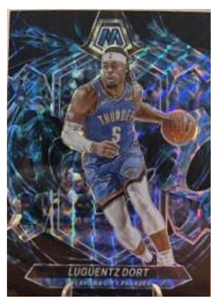 2023-24 Panini Mosaic Base Set Luguentz Dort #191 card