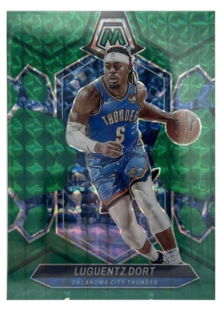 2023-24 Panini Mosaic Base Set Luguentz Dort #191 card